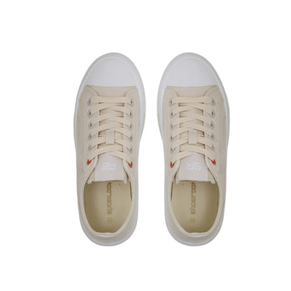 Textile Solid Sneakers – Beige (SR-3509)