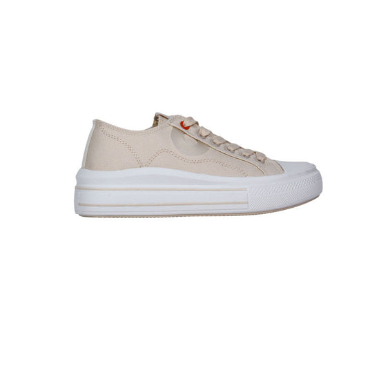 Textile Solid Sneakers – Beige (SR-3509)