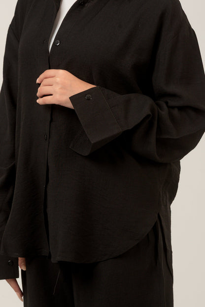 Linen Oversized Set Shirt & Pant