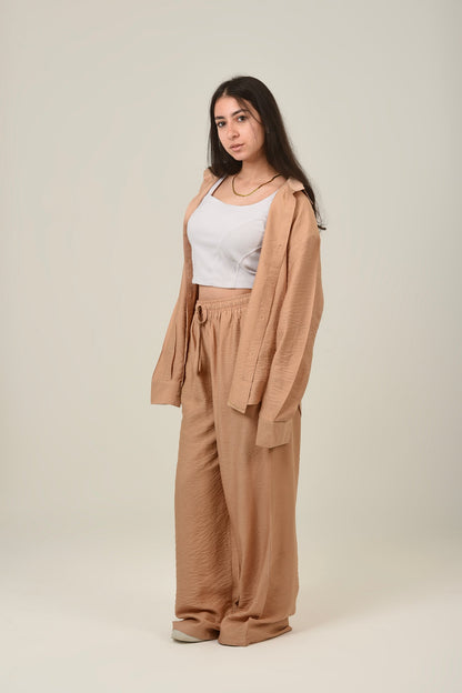 Linen Oversized Set Shirt & Pant