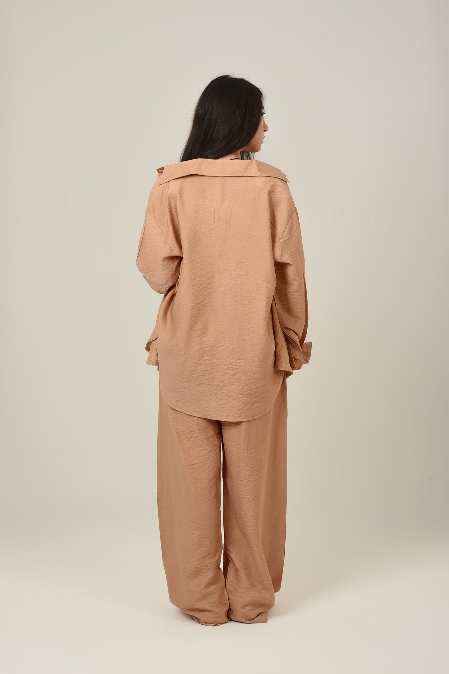 Linen Oversized Set Shirt & Pant