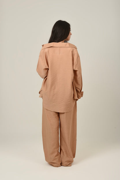 Linen Oversized Set Shirt & Pant