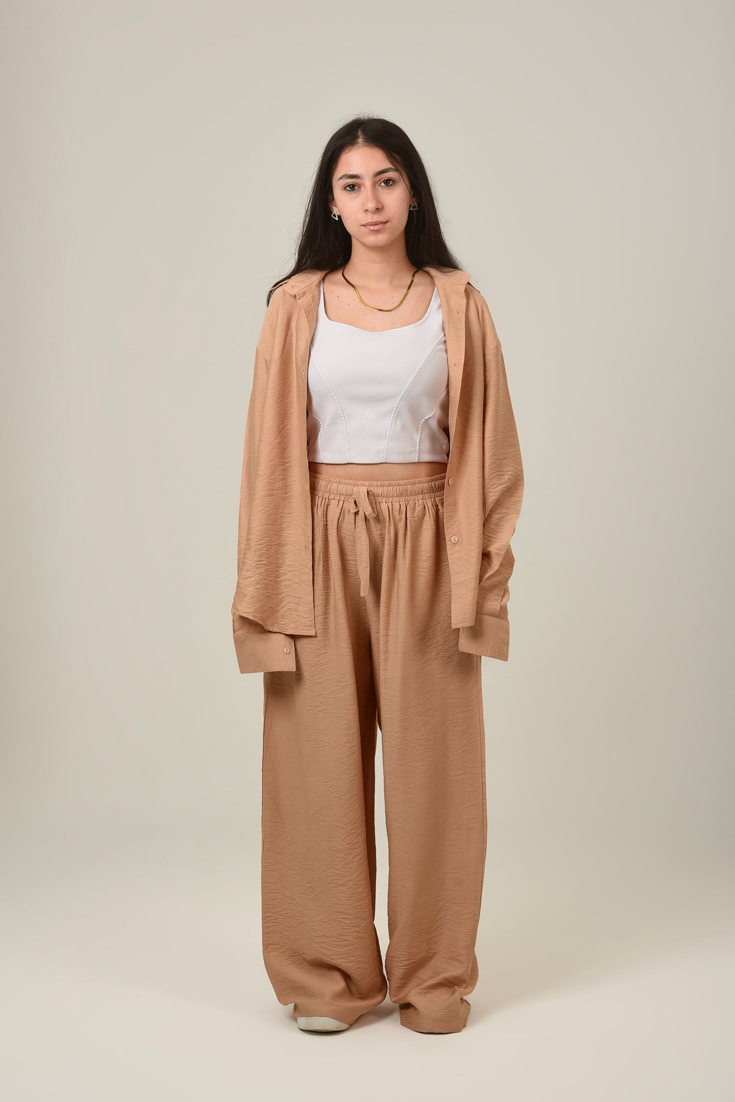 Linen Oversized Set Shirt & Pant