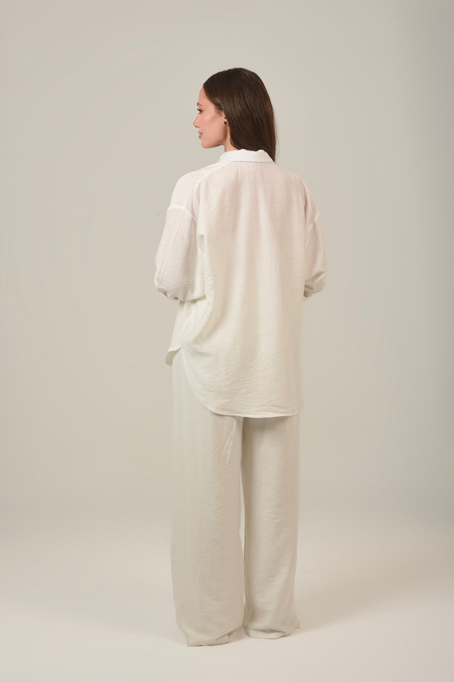 Linen Oversized Set Shirt & Pant