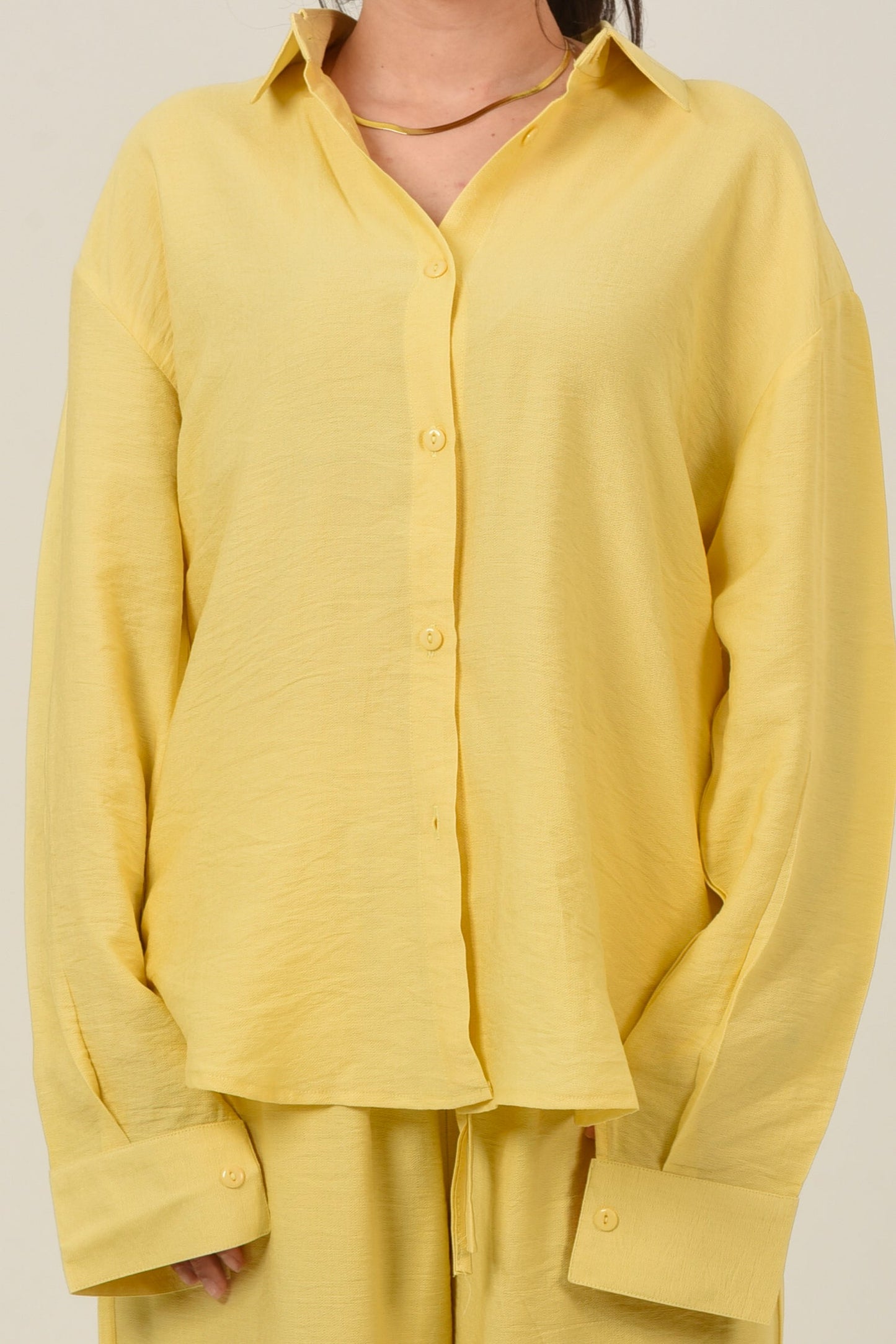 Linen Oversized Set Shirt & Pant