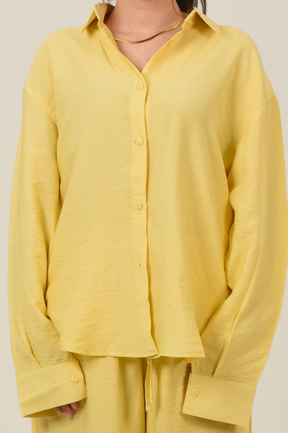 Linen Oversized Set Shirt & Pant