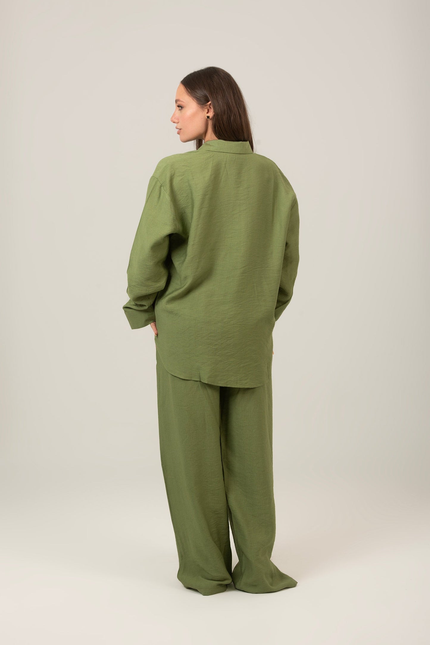 Linen Oversized Set Shirt & Pant