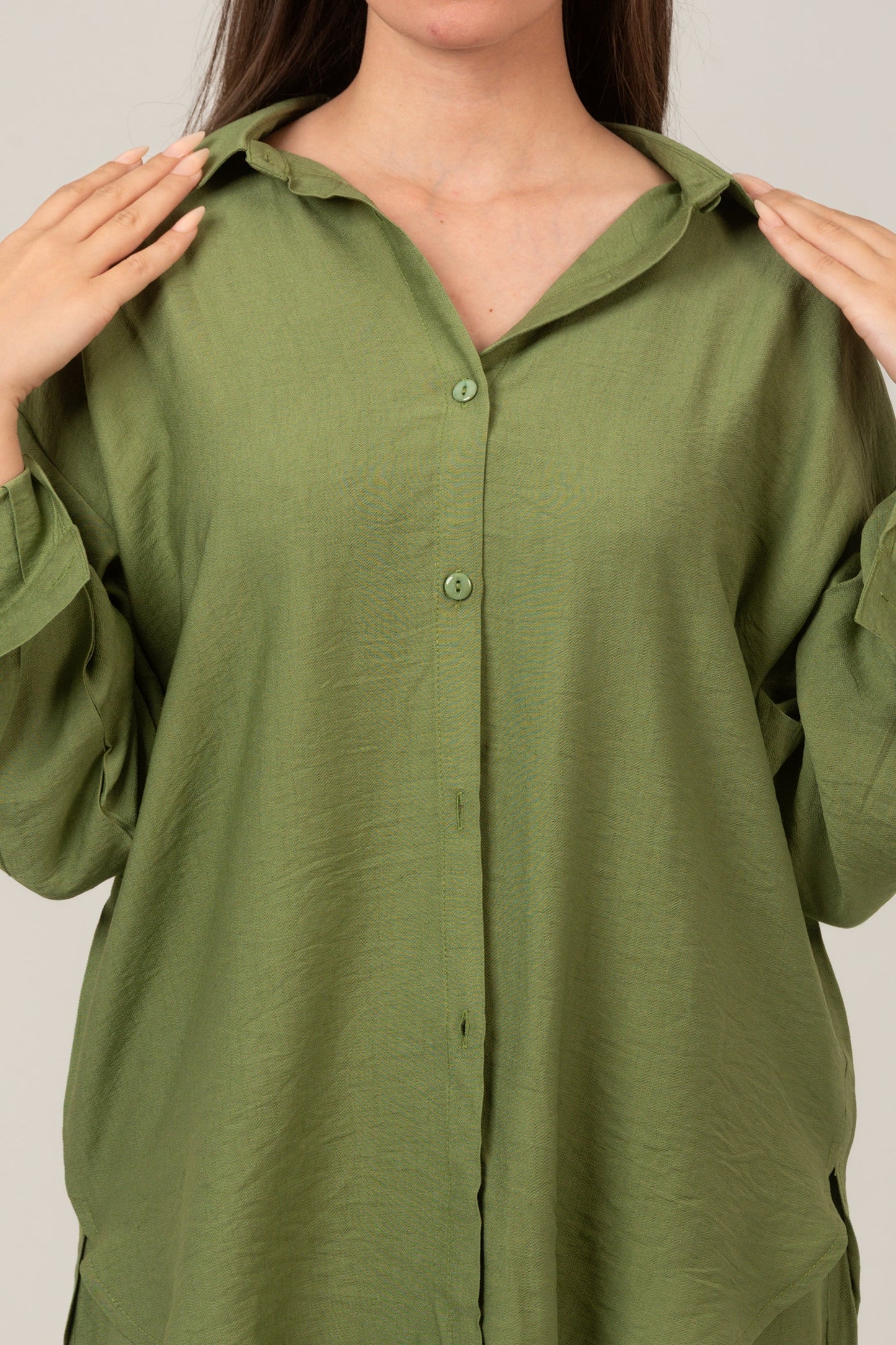 Linen Oversized Set Shirt & Pant