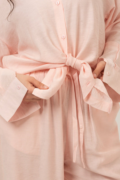 Linen Oversized Set Shirt & Pant