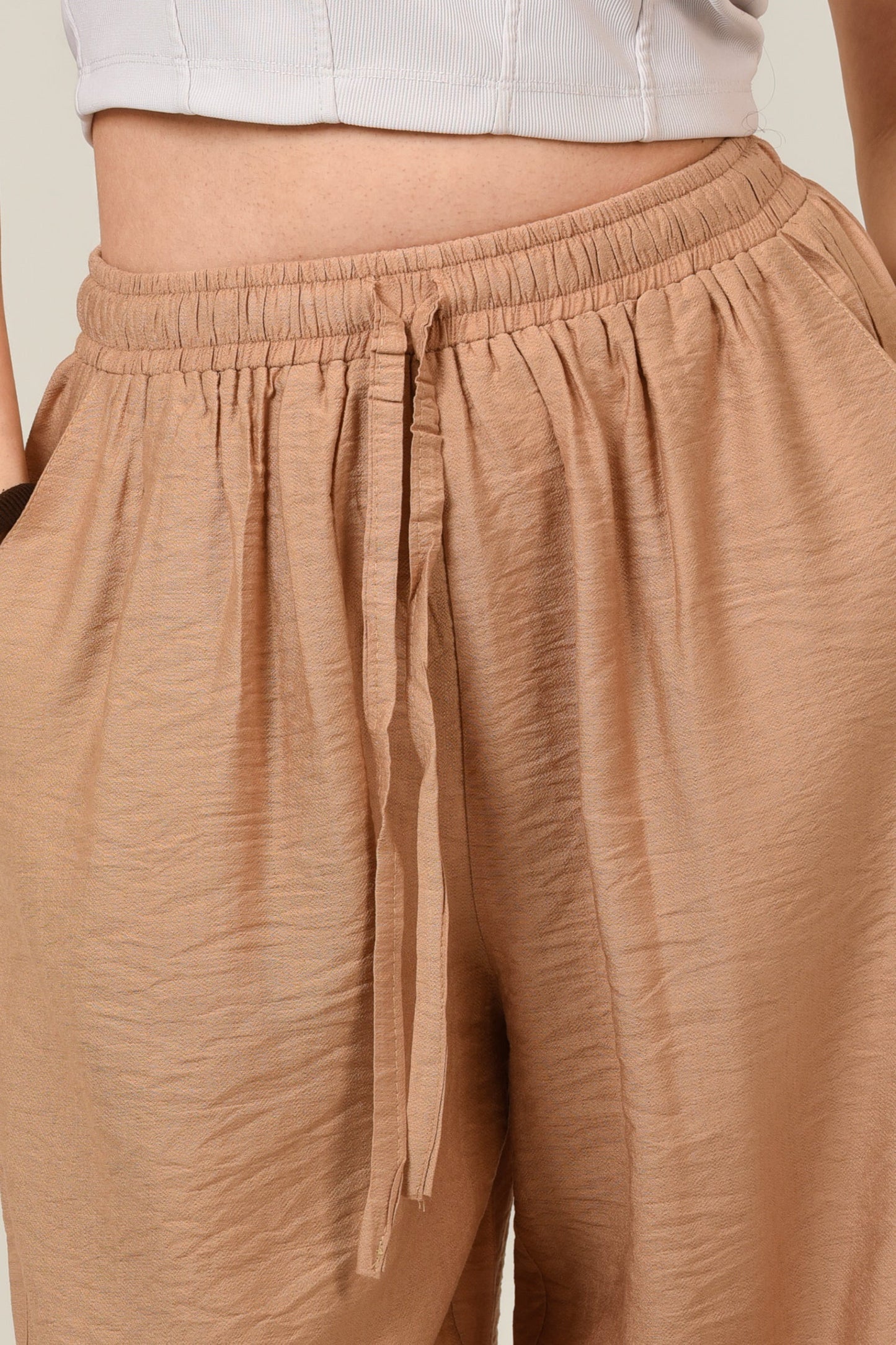 Linen High Waist Pants