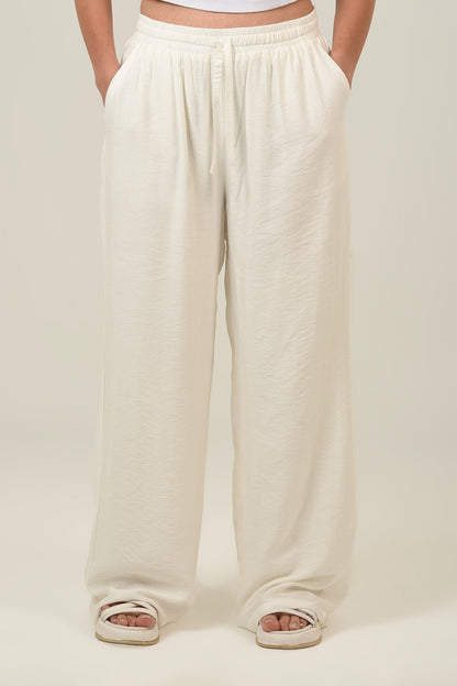 Linen High Waist Pants