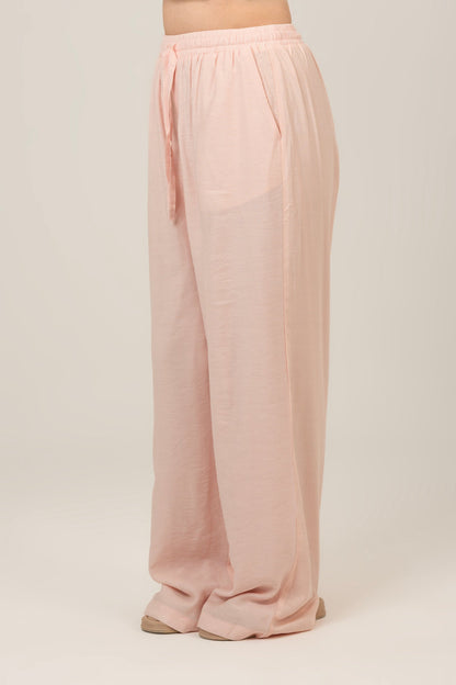 Linen High Waist Pants