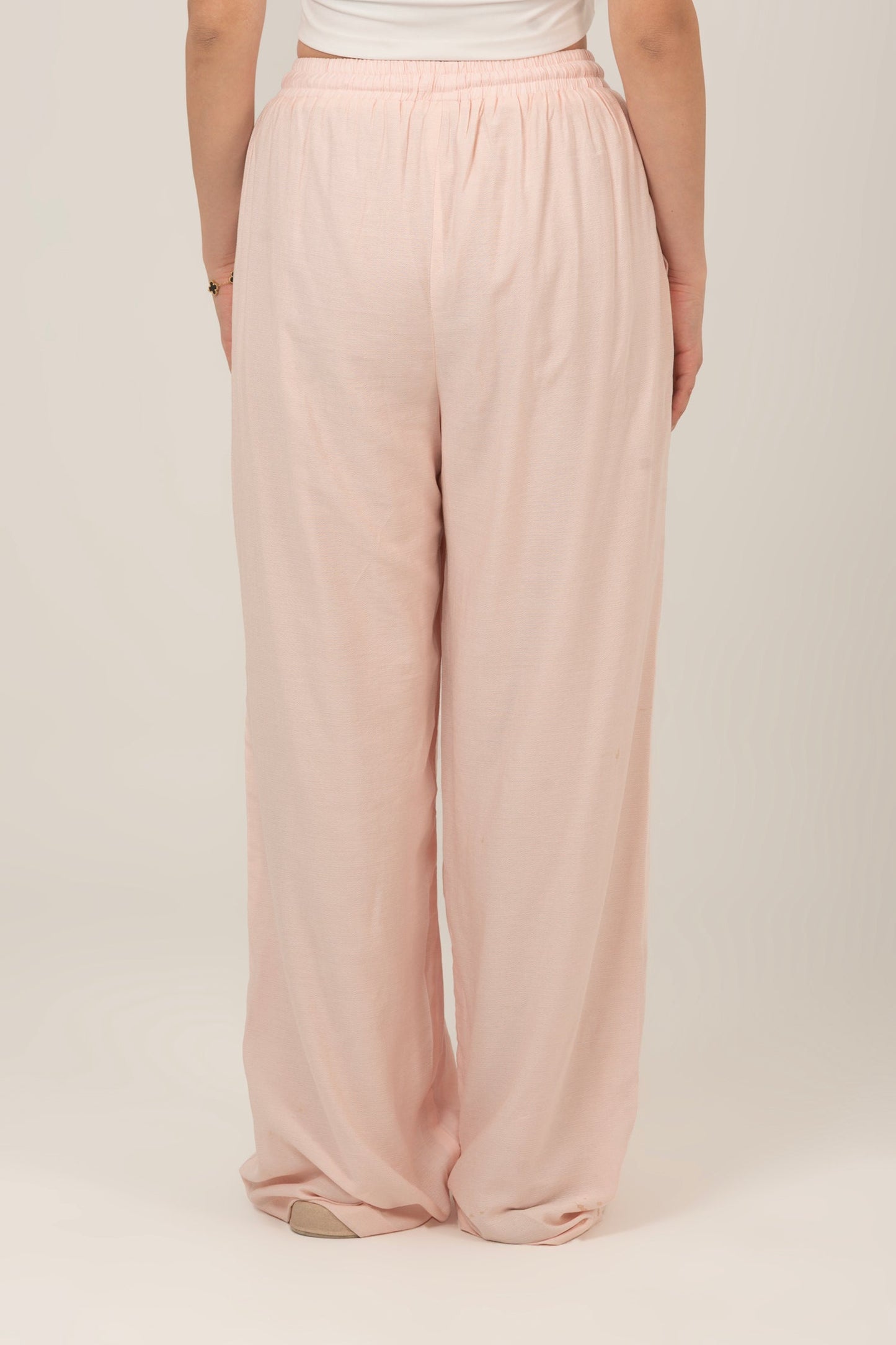 Linen High Waist Pants