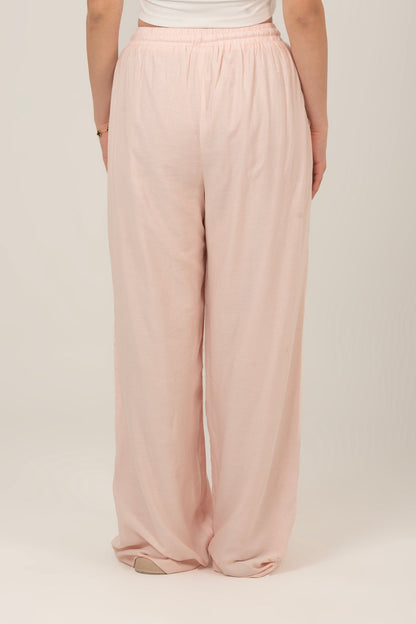 Linen High Waist Pants