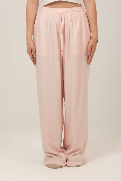 Linen High Waist Pants