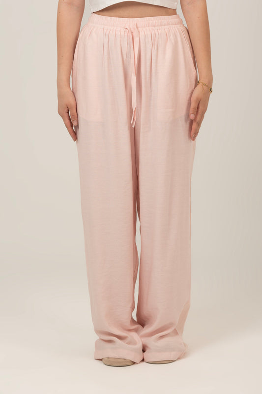 Linen High Waist Pants