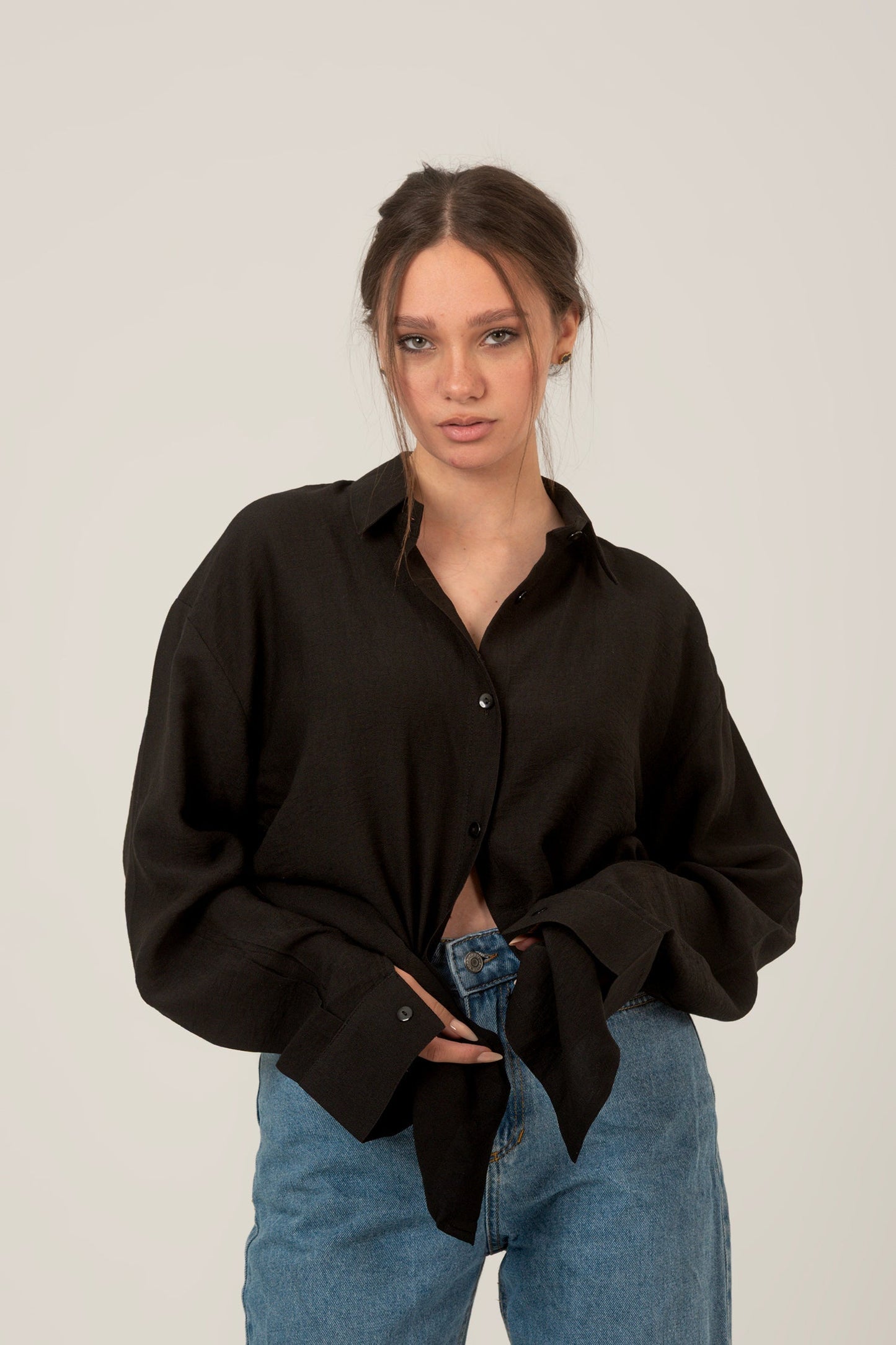 Linen Oversized Loose Fit Shirt