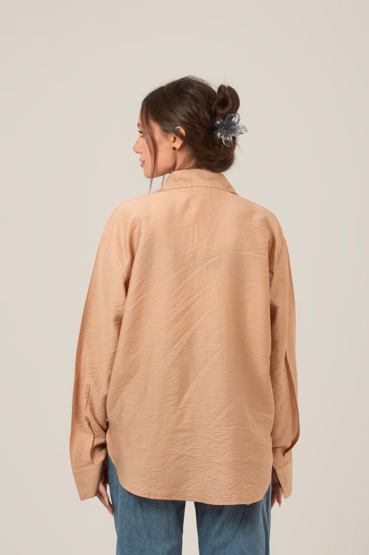 Linen Oversized Loose Fit Shirt
