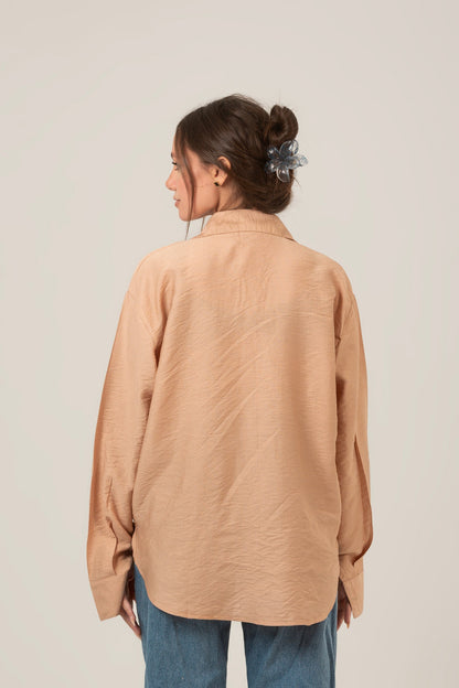 Linen Oversized Loose Fit Shirt