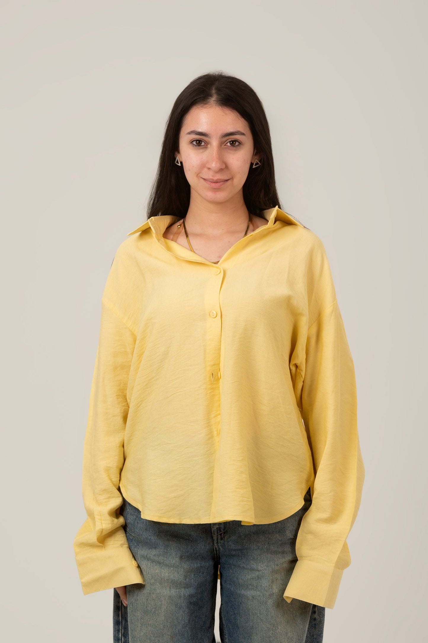 Linen Oversized Loose Fit Shirt