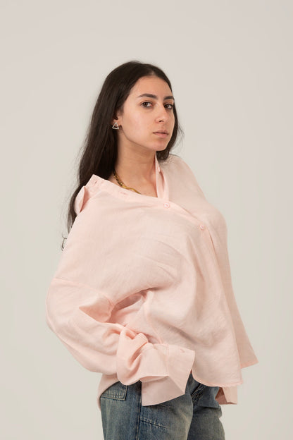 Linen Oversized Loose Fit Shirt