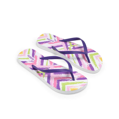 Zigzag Pop Slippers - Multicolor