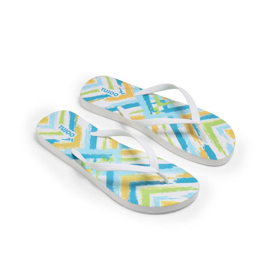 Zigzag Pop Slippers - Multicolor