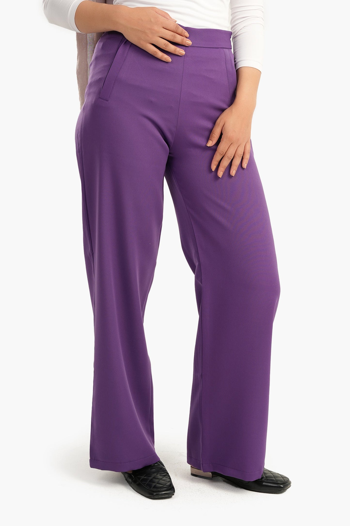 Pants with Side Zipper
