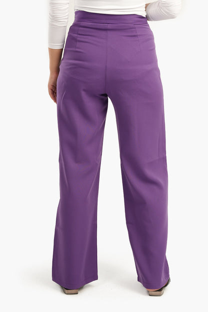 Pants with Side Zipper