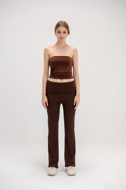 Cotton Tube Top - Chocolate