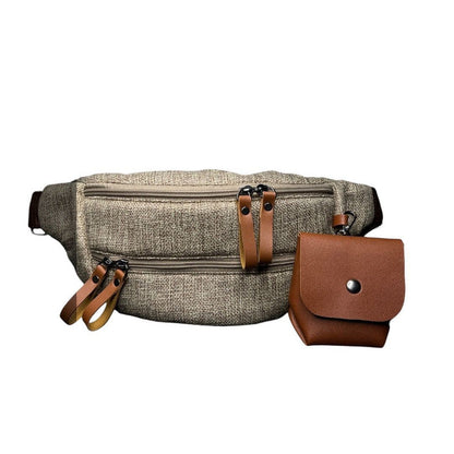 Waterproof Fanny Bag - Greige