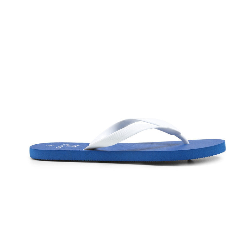 Cork Comfortable Slipper - Blue & White