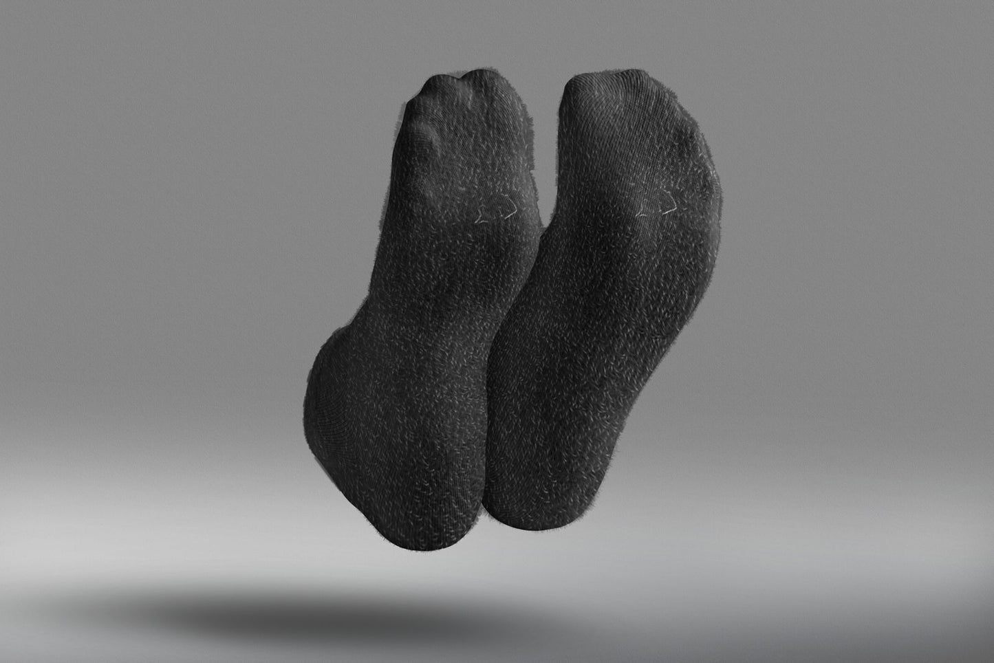 Black Wool Socks