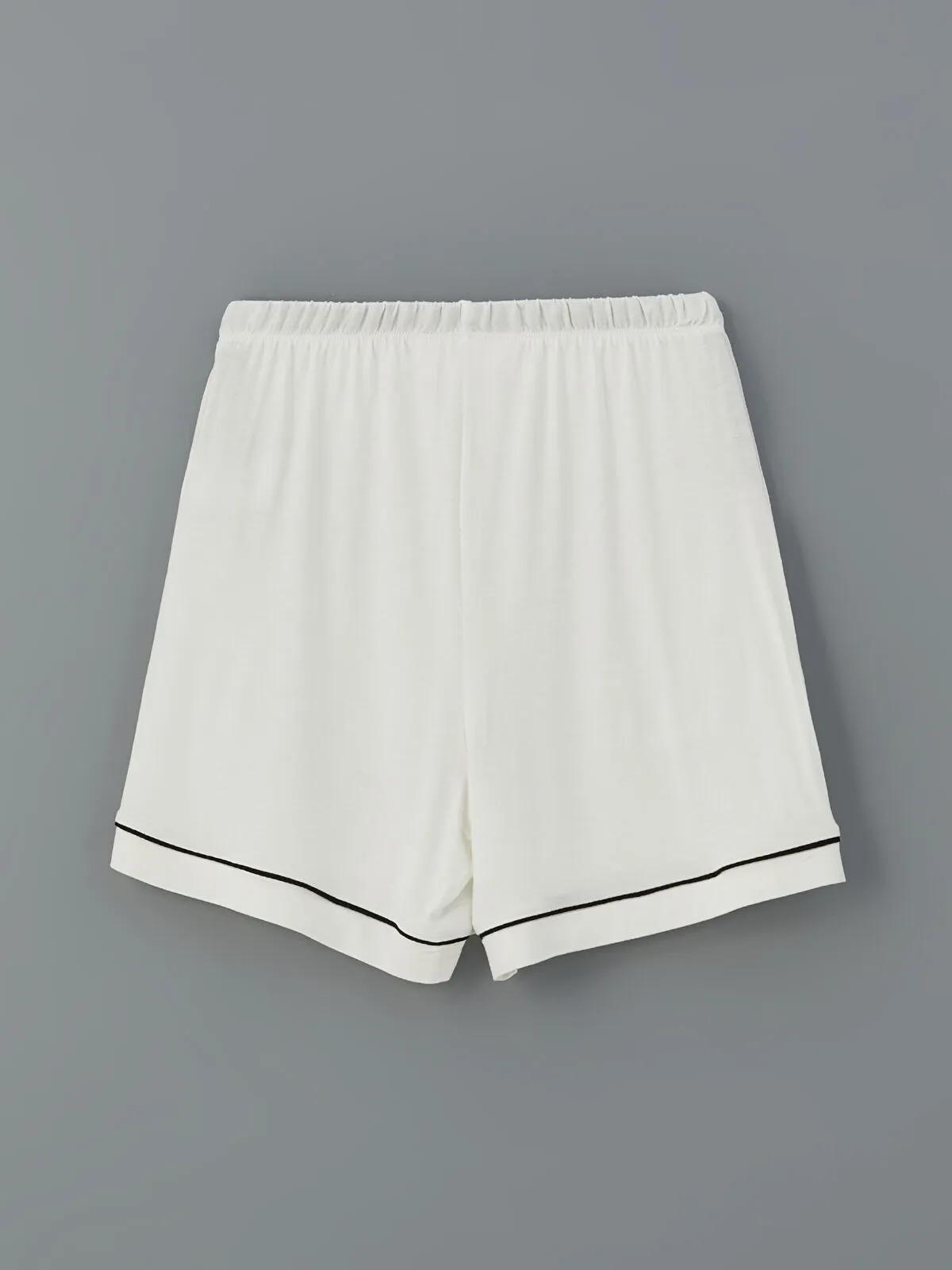 Collared Neck Pajama Set