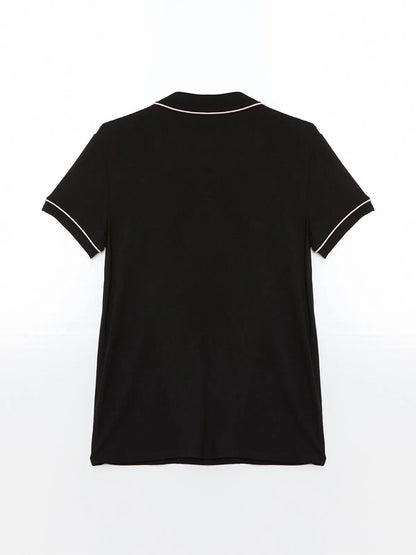 Collared Neck Pajama Set