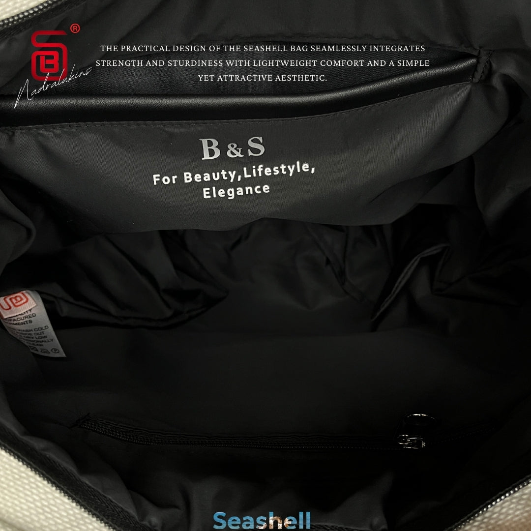 Burlap Bi-Tone Tote Bag – Black