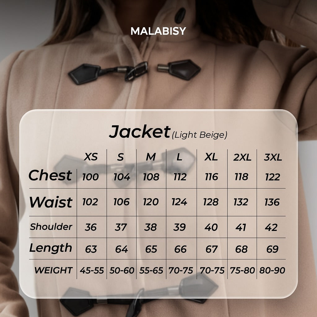 Wool Toggle Jacket – Light Beige