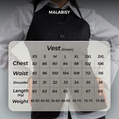 Suede Solid Button Vest – Black