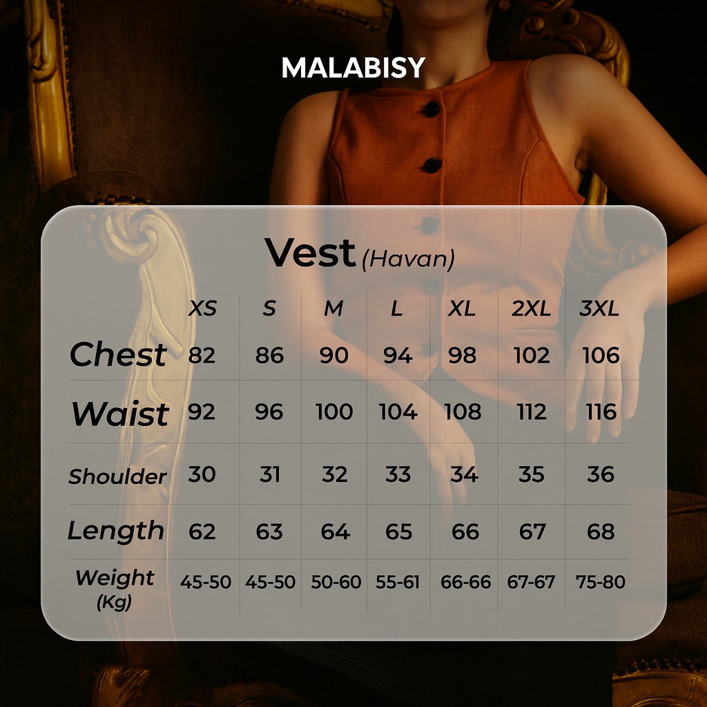 Suede Solid Button Vest – Havan