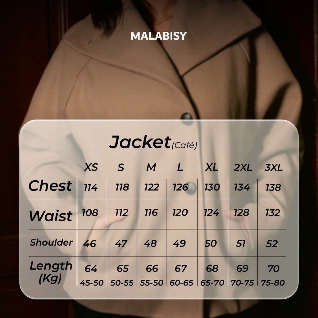 Wool Solid Button Jacket – Café