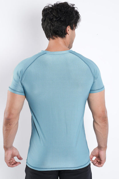 Synthetic Ultra Pulse T-Shirt - Baby Blue