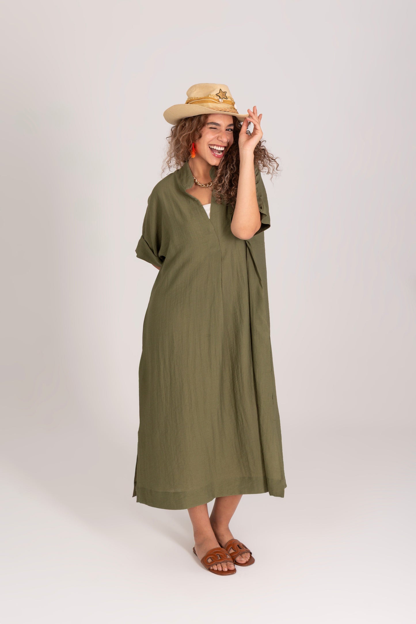 Linen Summer Breeze Linen Dress