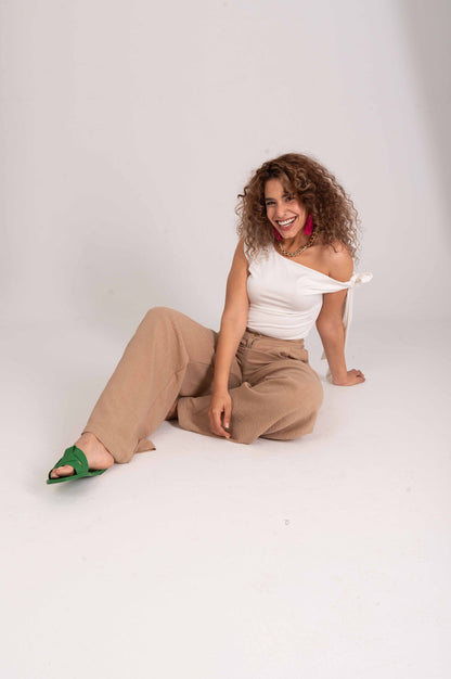 Linen Wide Leg Pants