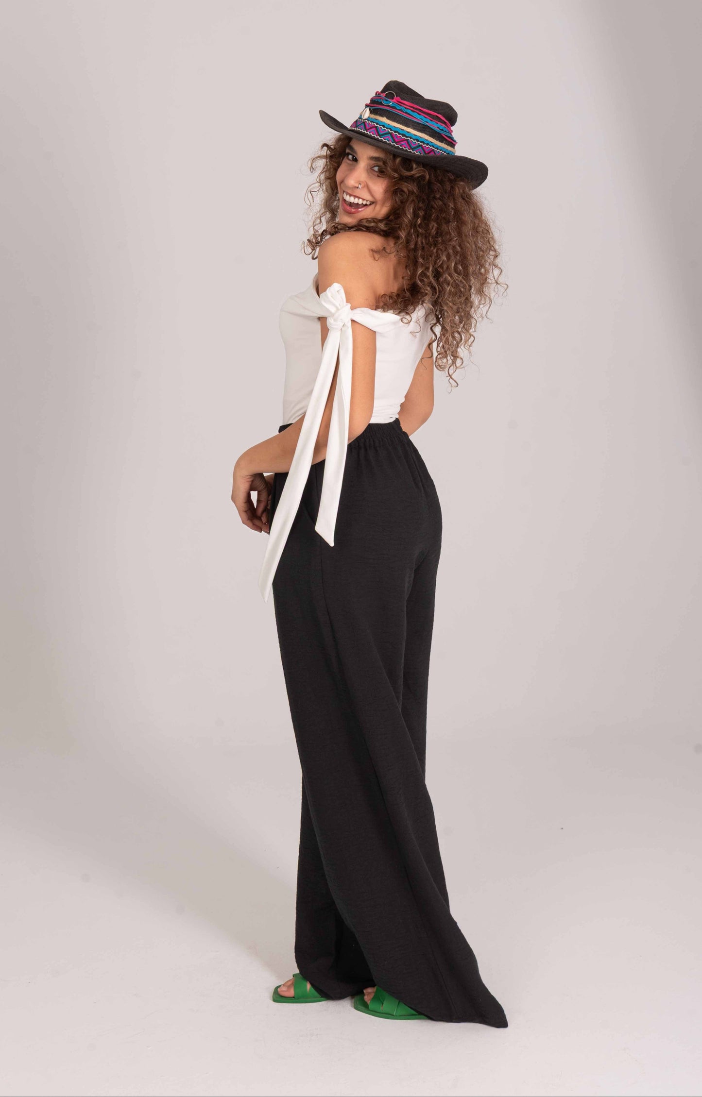 Linen Wide Leg Pants