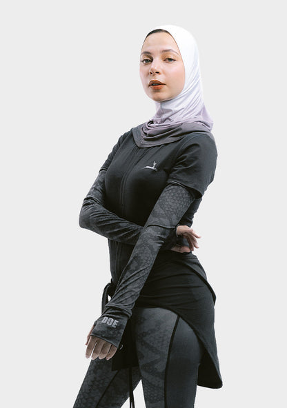 Dry Fit Polyester Sports T-Shirt – Black