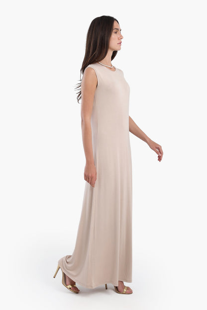 Viscose Solid Pattern Dress