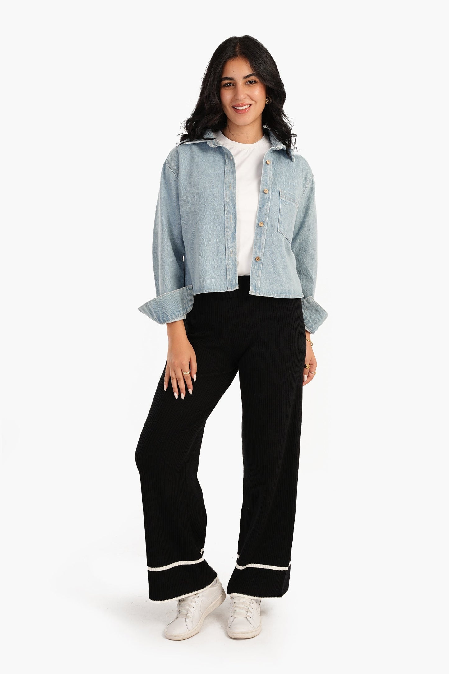 Rib-Knit Lounge Pants