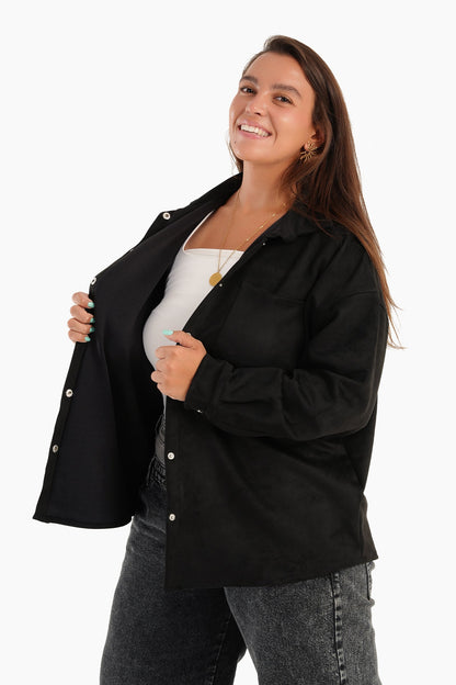 Snap Closure Lounge Shirt