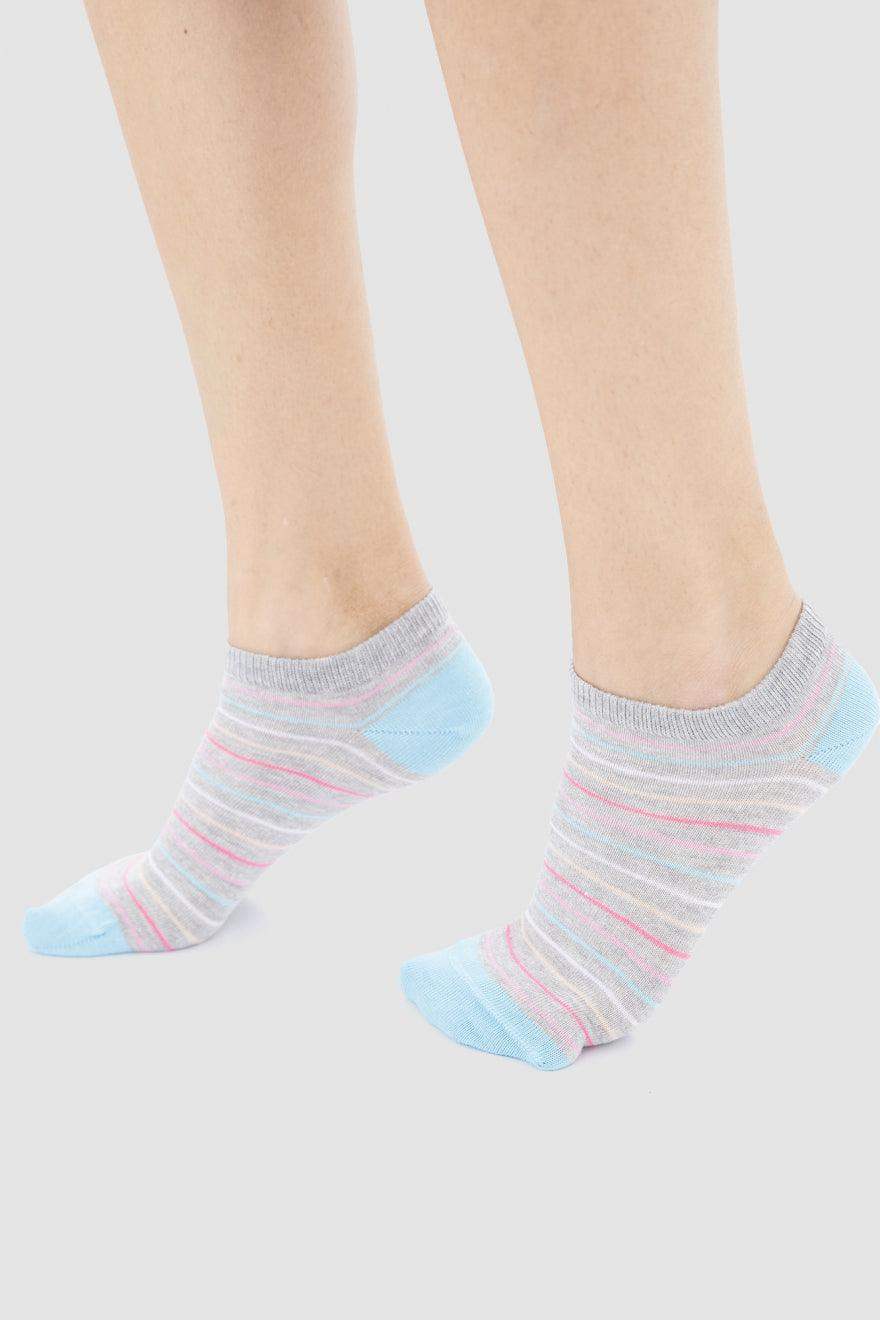 Cotton Ankle Socks - 3 Pairs - Carina - ÙƒØ§Ø±ÙŠÙ†Ø§
