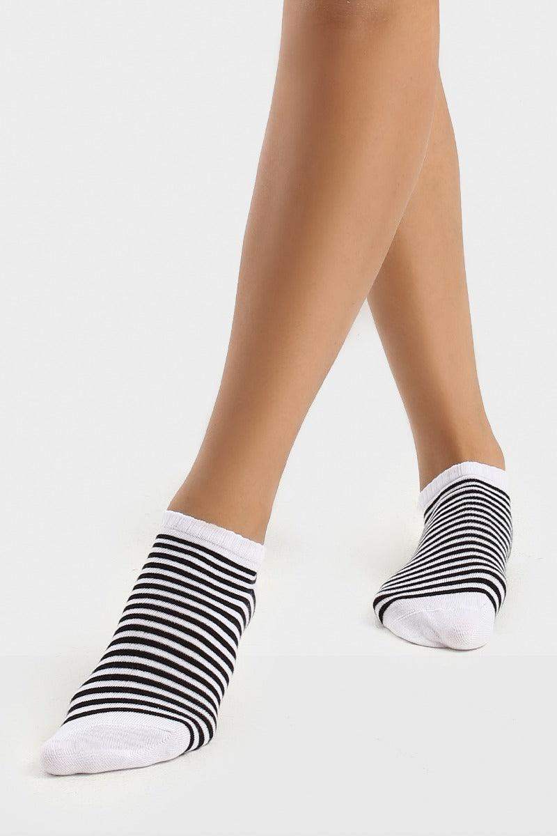 Cotton Ankle Socks - 5 Pairs - Carina - ÙƒØ§Ø±ÙŠÙ†Ø§